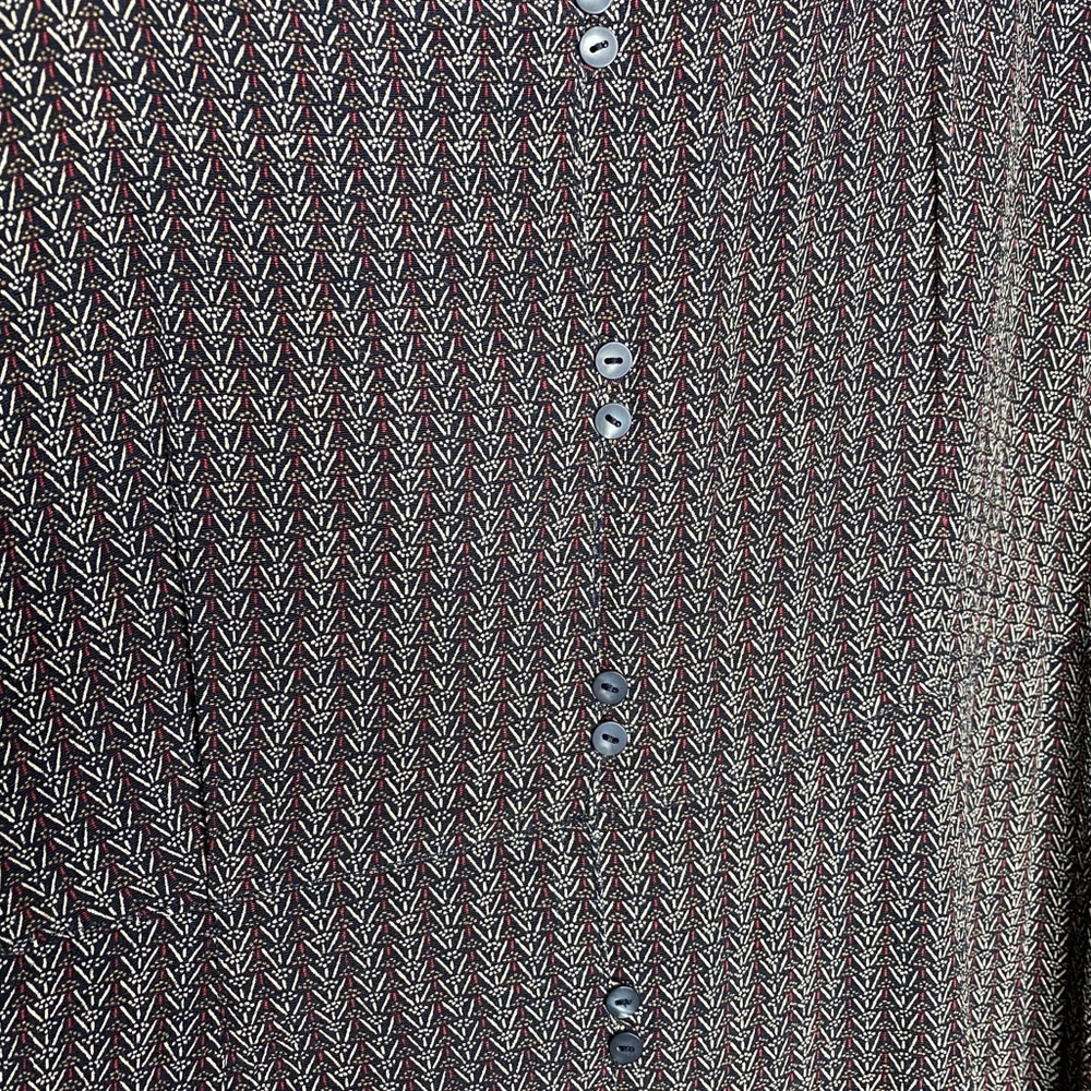 J.Jill 3/4 sleeve button front dress - Picture 7 of 7